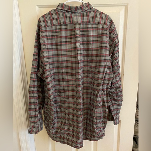 Multi color plaid polo by Ralph Lauren MENS XL big shirt - Picture 2 of 3